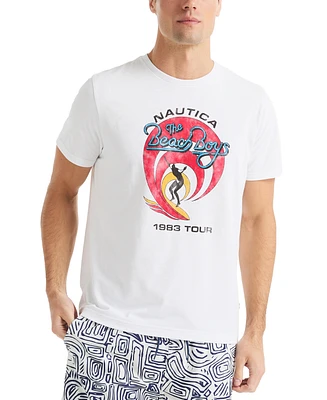 Beach Boys x Nautica Men's Classic-Fit Graphic T-Shirt