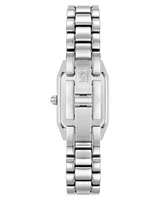 Anne Klein Women's Quartz Petite Octagonal Silver-Tone Metal Alloy Bracelet Watch, 21mm