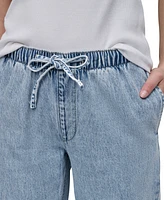 Dkny Jeans Women's High Rise Drawstring-Waist Cotton
