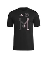 Adidas Men's Black Inter Miami Cf 2025 Jersey Hook Aeroready T-Shirt