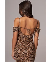 Jluxlabel Women's Print Hera Midi Dress