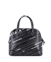 Pre-Owned Balenciaga Small Logo Ville Bag Leather