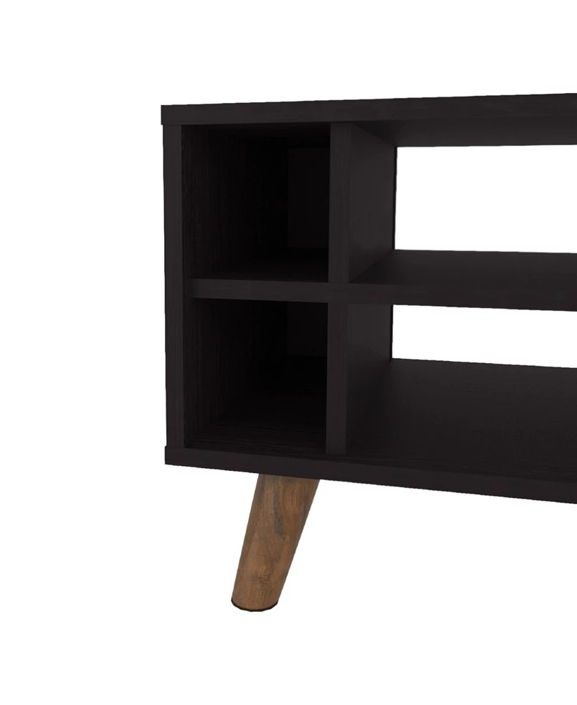 Bouse Coffee Table with Open Storage,Wengue