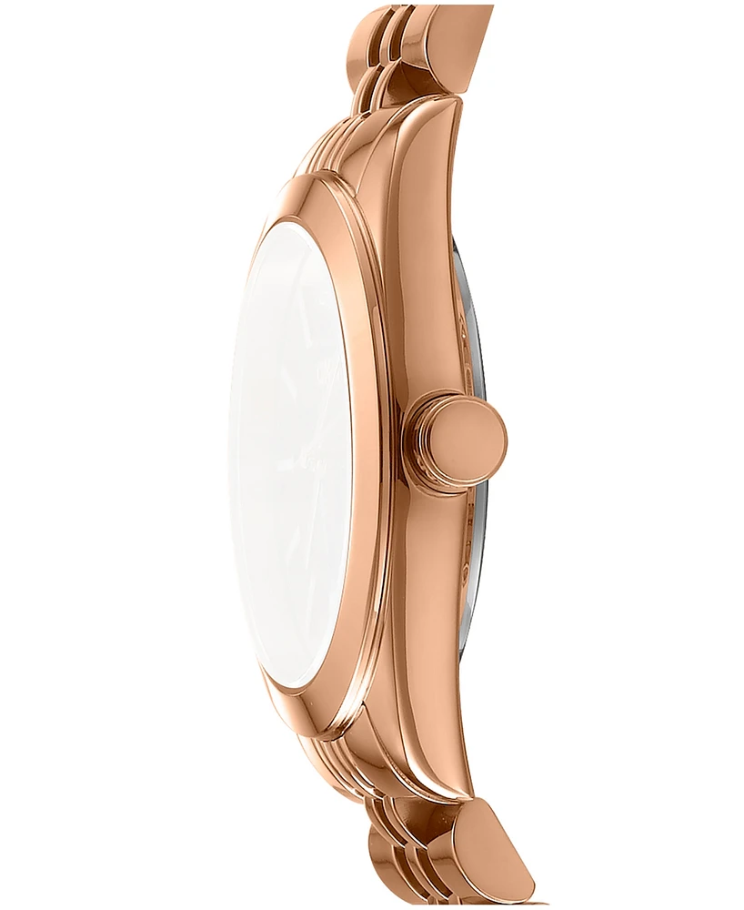 Dkny Women's Nolita Rose Gold-Tone Stainless Steel Bracelet Watch, 32mm