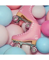 C7skates Forget Me Not Quad Roller Skates (Lychee Punch, Women's 9 / Men's 8)