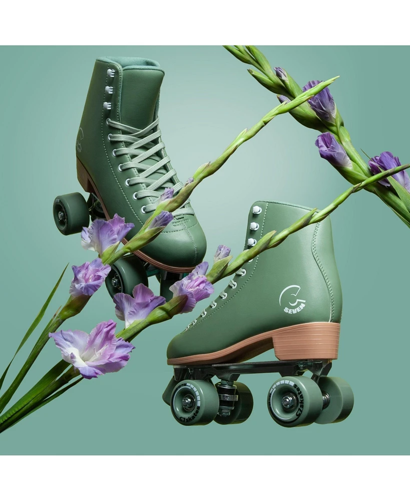 C7skates Forget Me Not Quad Roller Skates (Okumidori, Women's 11 / Men's 10)