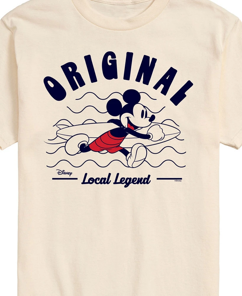 Airwaves Men's Disney Mickey's Original Local Legend Short Sleeve T-Shirt