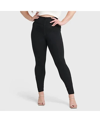 Freddy Women's Curvy Fashion High Waisted Sculpting Skinny Pants