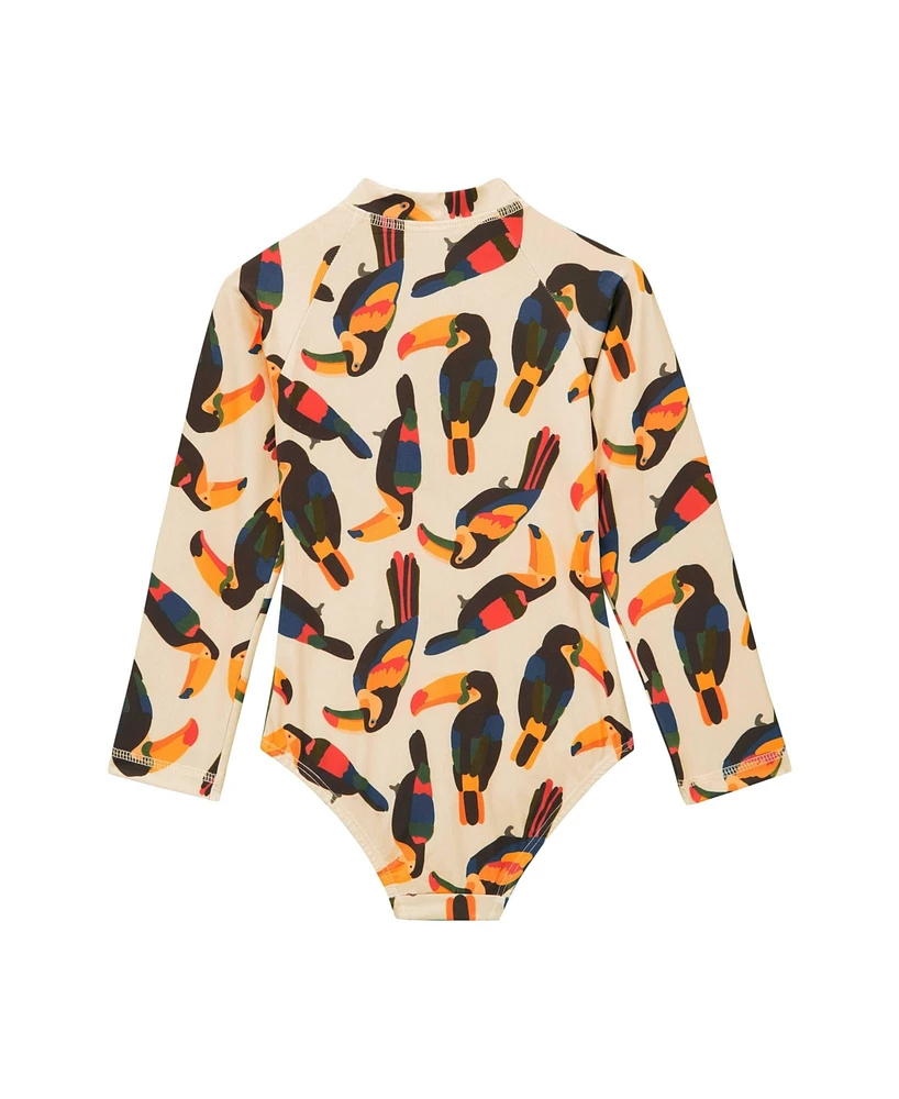 Roarsome Baby Girls Toucan Swim Suit
