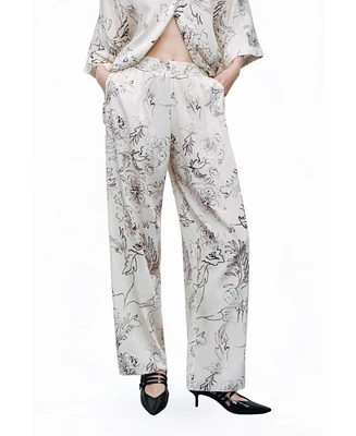 Nocturne Women's Patterned Jacquard Pants