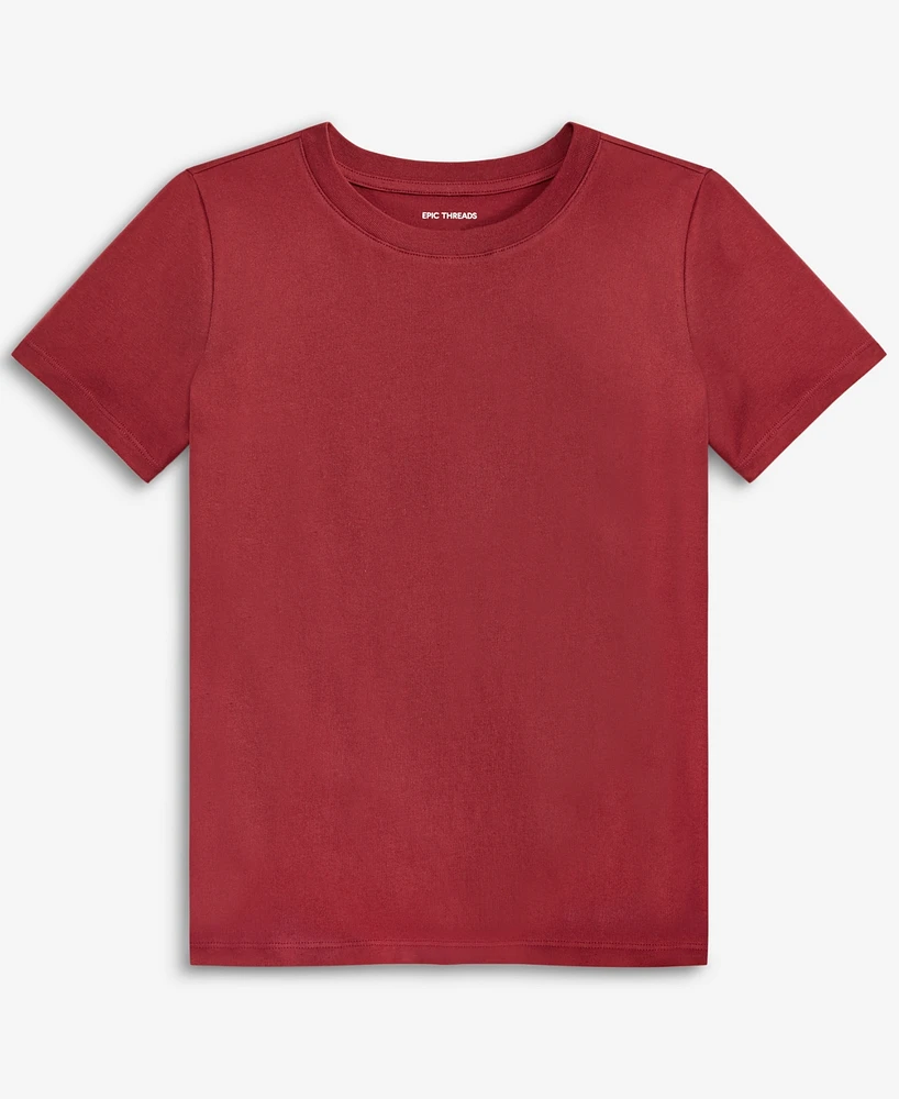 Epic Threads Little & Big Boys Solid T-Shirt, Created for Macy's