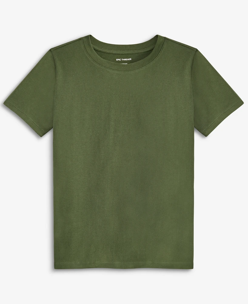 Epic Threads Little & Big Boys Solid T-Shirt, Created for Macy's