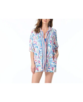 Beach House Women's Swim Cover Up Shirt