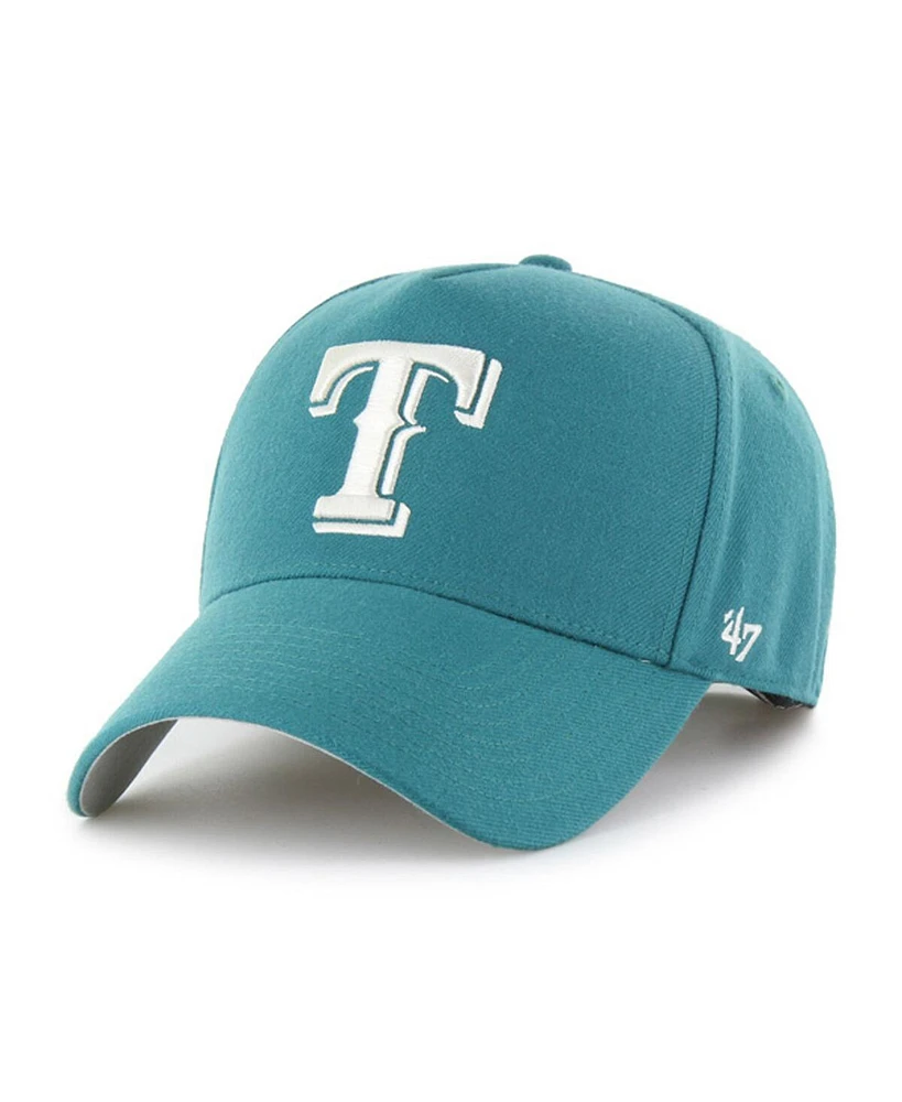 '47 Brand Men's Teal Texas Rangers Ballpark Offside Adjustable Hat