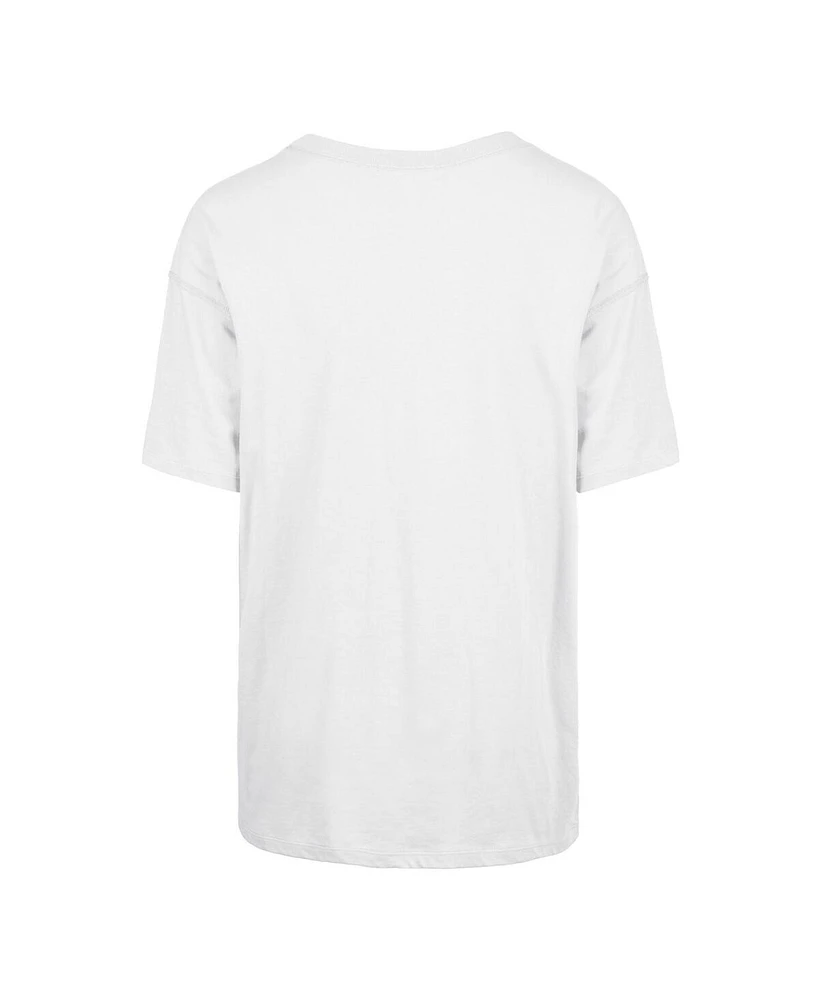 '47 Brand Women's White San Diego Padres City Connect Sadie Distressed T-Shirt