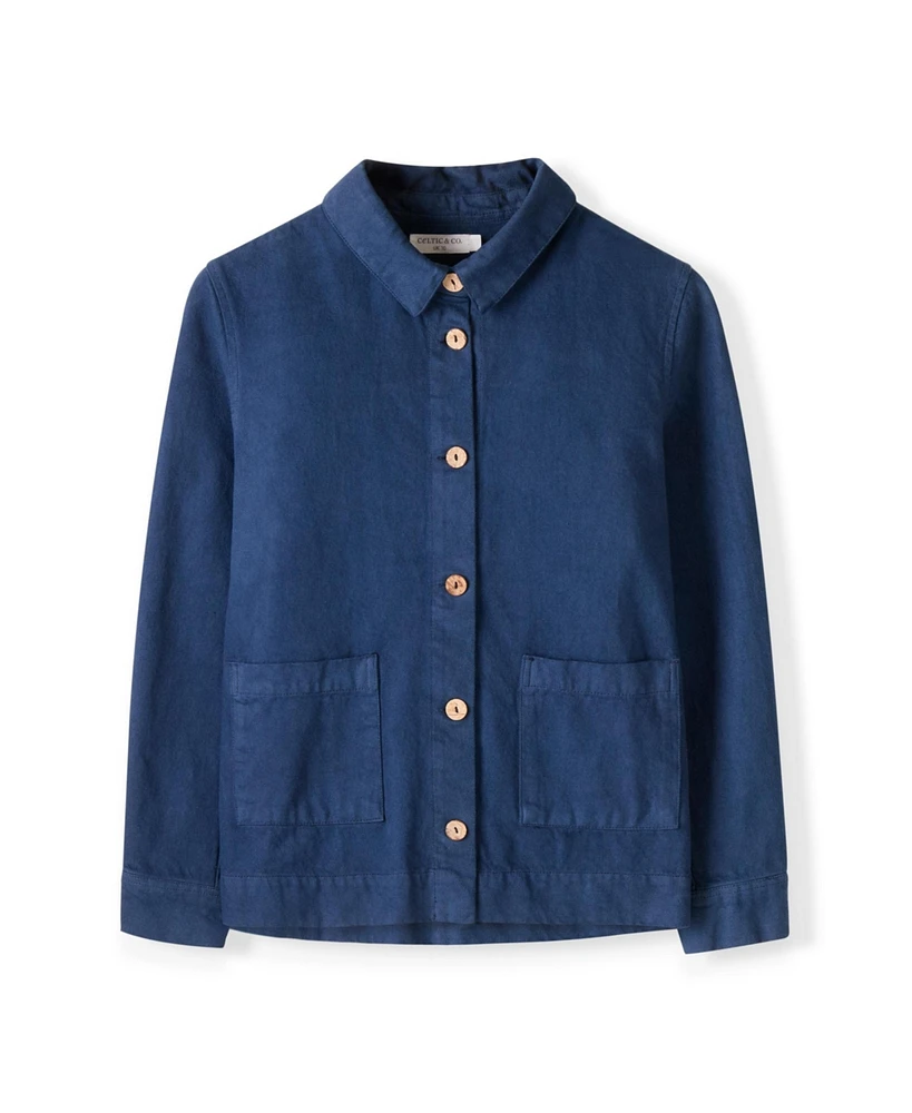 Celtic & Co. Women's Cotton Twill Pleat Back Jacket