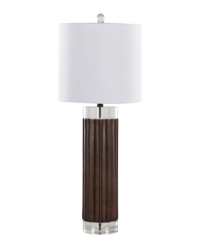 Lumisource 29.25" Polyresin Cylinder Table Lamp, Set of 2