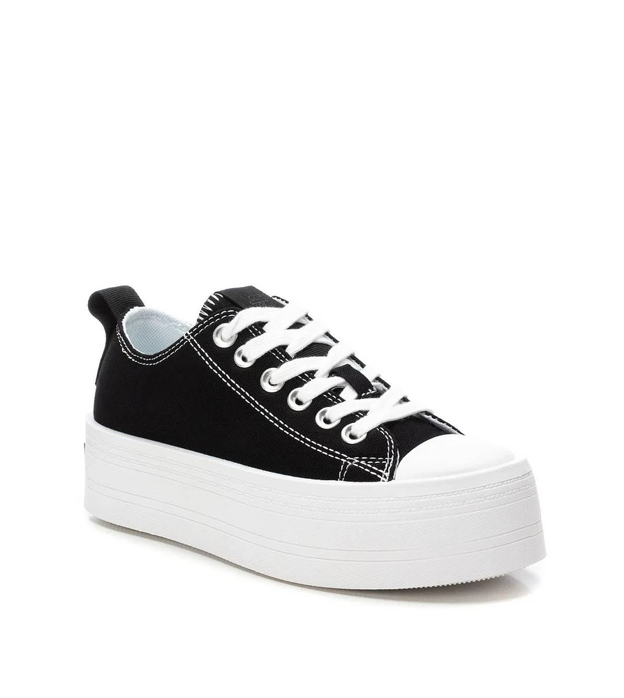Women's Platform Canvas Sneakers Refresh By Xti