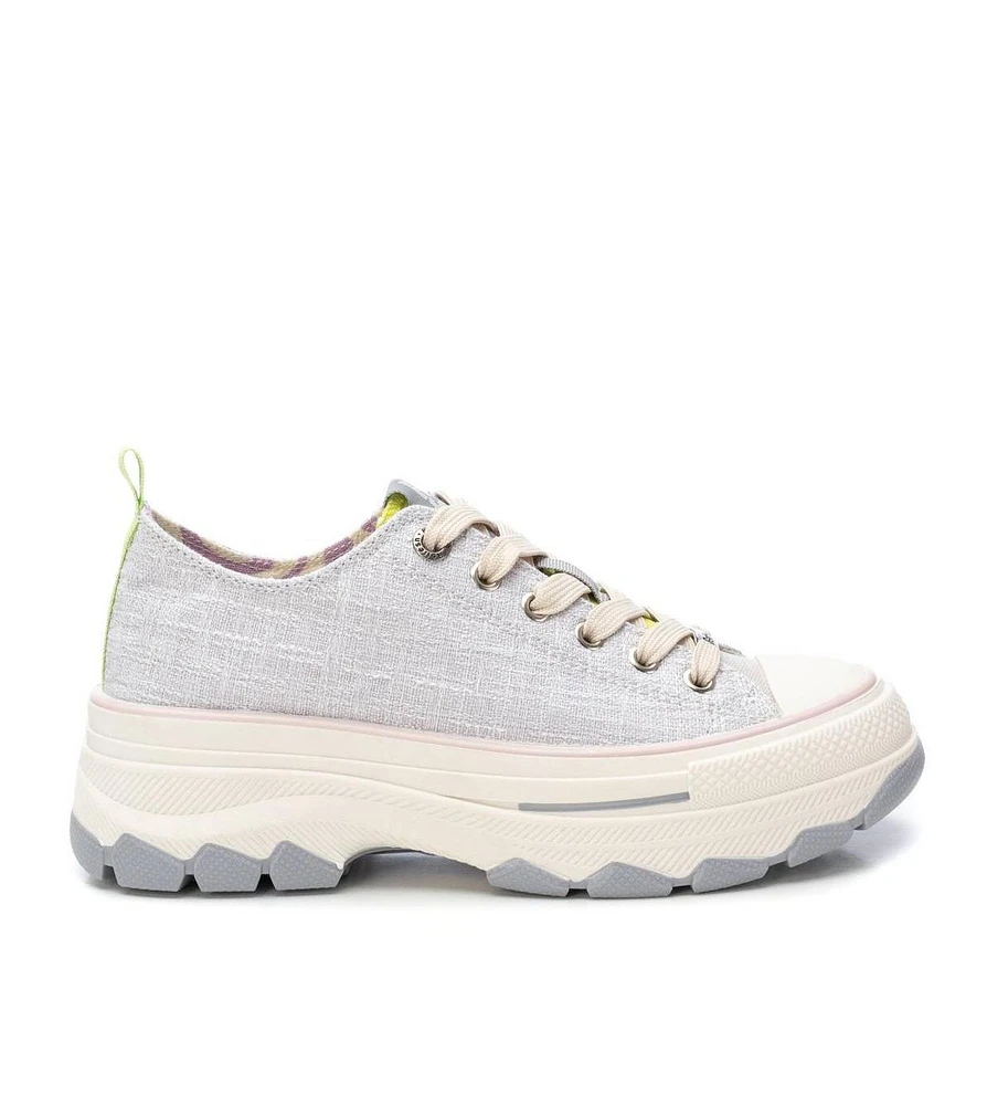 Women's Platform Canvas Sneakers Refresh By Xti