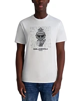 Karl Lagerfeld Paris Men's Armor Graphic T-Shirt