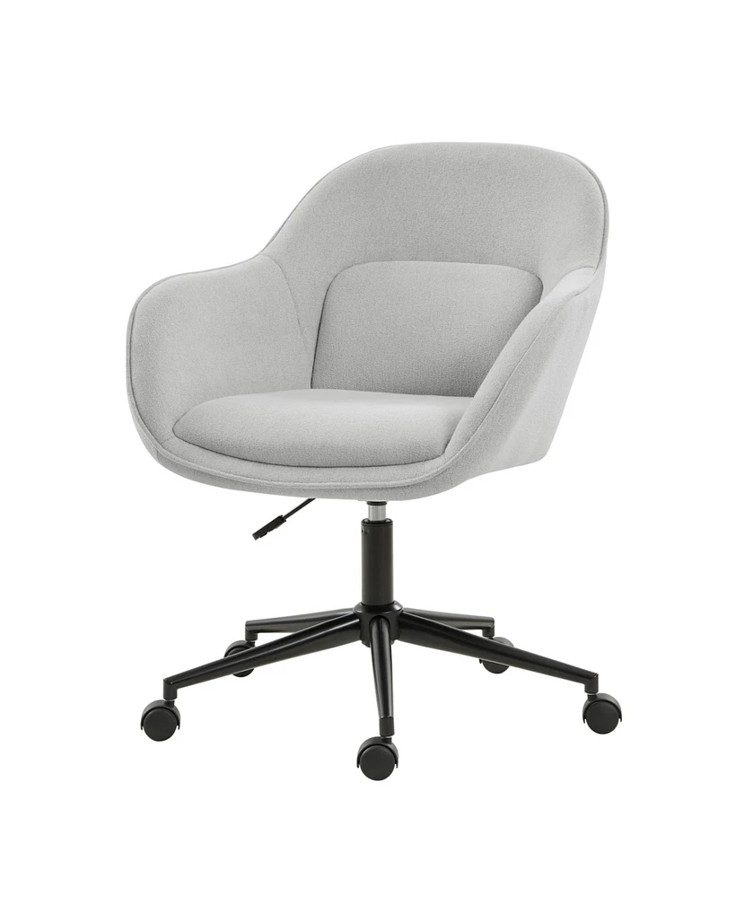 Jose Office Chair Durable Metal Base with Rolling Casters