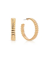 Ettika Large Metal Moderna Hoops