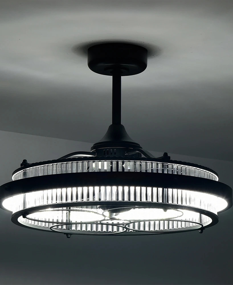 Home Accessories 28" Daciana 1-Light Indoor Ceiling Fan Chandelier