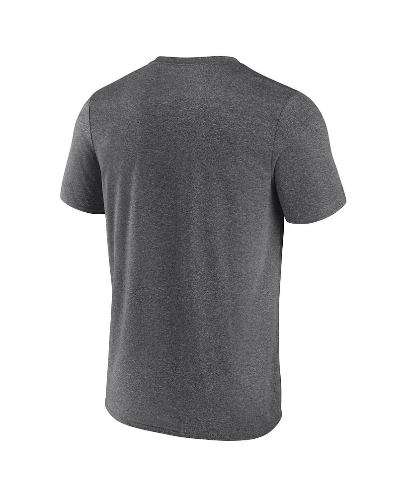 Fanatics Men's Heather Charcoal Cleveland Cavaliers Iconic Overtime T-Shirt