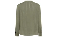 Olsen Women's Sparkle Stripe Tunic Blouse