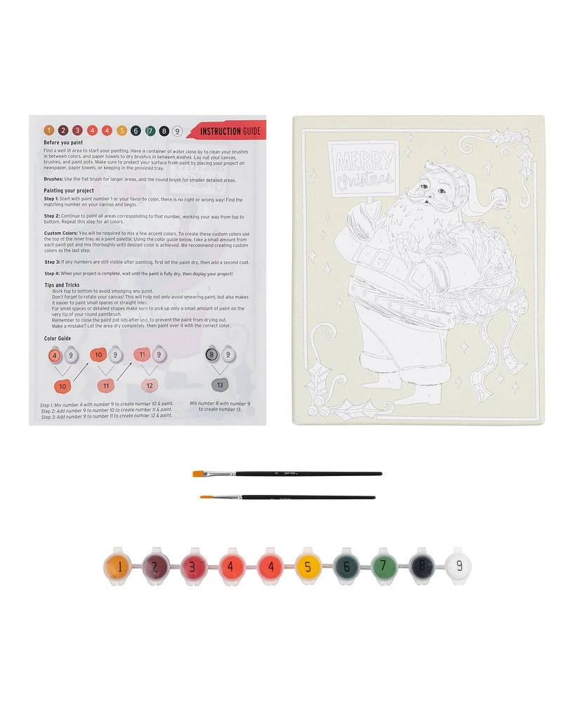 Acrylic Paint-By-Number Kit