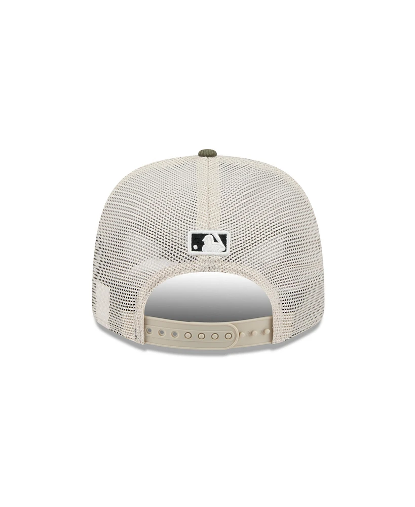 New Era Men's Light Beige/Olive Minnesota Twins 2025 Armed Forces Day 9SEVENTY Adjustable Hat