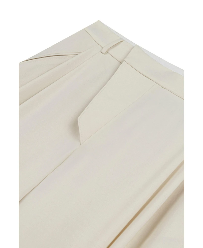 Nocturne Women's Asymmetric Placket Detail Pants