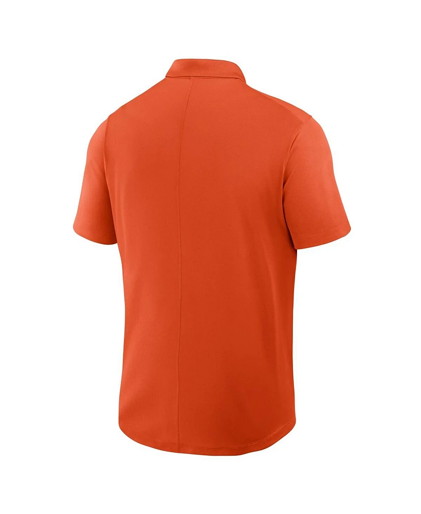Nike Men's Clemson Tigers Primetime Victory Primary Logo Performance Polo Shirt