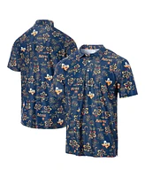 Reyn Spooner Men's Navy Houston Astros Cooperstown Collection Performance Polo Shirt