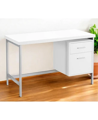 Computer Desk with 2 Drawers – Home Office Workstation Storage