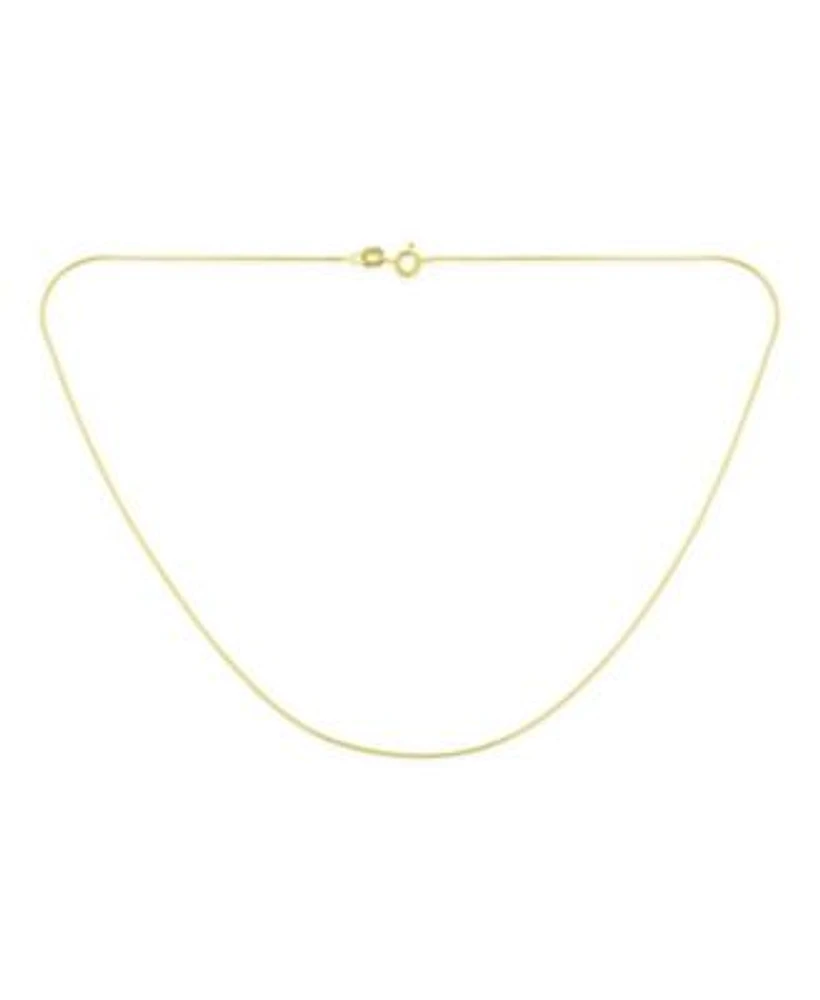 Bling Jewelry Flexible 14k Gold Plated Sterling Silver Snake Chain Necklace