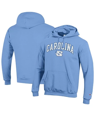 Champion Men's Carolina Blue North Tar Heels Arch Over Logo Pullover Hoodie