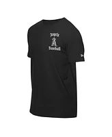 New Era Men's Black Los Angeles Angels Sugar Skulls T-Shirt