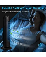 Fan task 35W 28 Inch Quiet Bladeless Oscillating Tower Fan