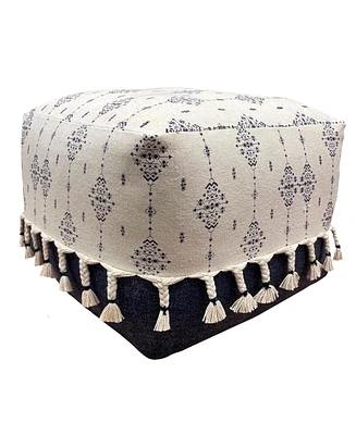 Soft Cotton Ottoman for Living Room Footrest and Comfortable Seating