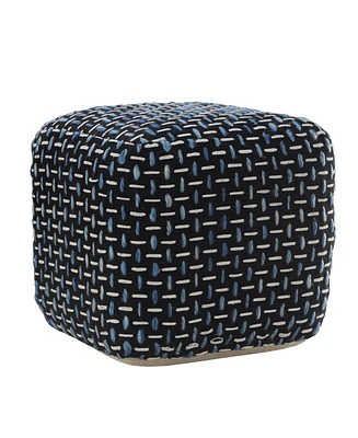 Compact Polyester Ottoman – Lightweight and Easy to Move for Any Space