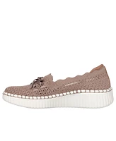 Skechers Women's Wilshire Blvd - Knit Sail Slip-On Casual Sneakers from Finish Line