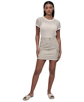 Dkny Jeans Women's High-Waist Cargo Skirt - PBL