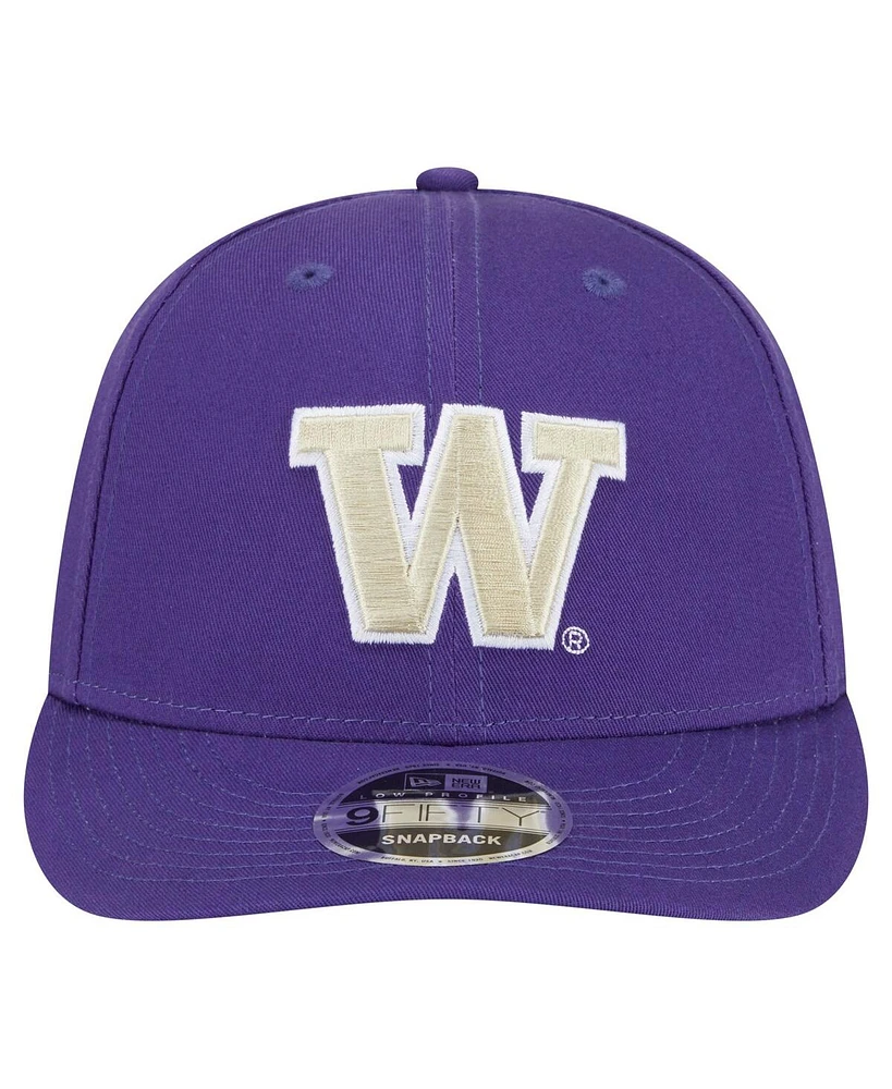 New Era Men's Purple Washington Huskies Low Profile 9FIFTY Snapback Hat