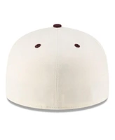 New Era Men's Cream/Maroon Texas A&M Aggies On-Field 59FIFTY Fitted Hat