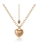 Juicy Couture Gold-Tone Heart Pendant Necklace