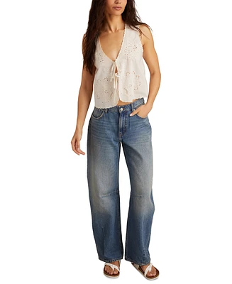 Lucky Brand Women's High-Rise Barrel-Leg Jeans