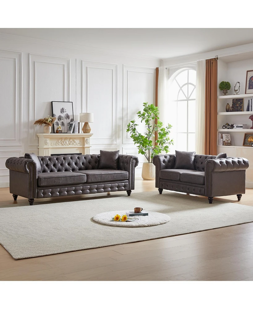 3+2 Seat Sofa, Modern Living Room Set