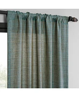 Raw Weave Linen Curtains (2 Panels) Window and Drapes, Rod Pocket Bedroom Curtains