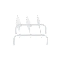 ClosetMaid 1039 Lightweight 9 Pair Freestanding Wire Shoe Rack Organizer, White